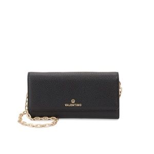 Mario Valentino leather wallet on chain!